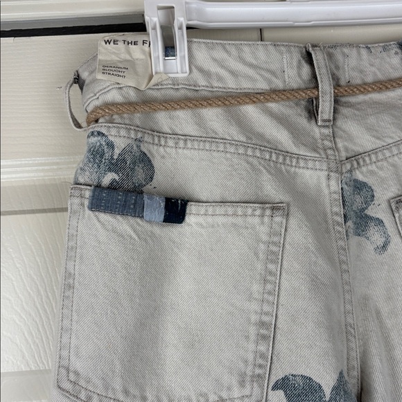 We The Free Geranium Slouchy Straight Jeans Size 30 New With Tag Sold out! - Picture 12 of 14